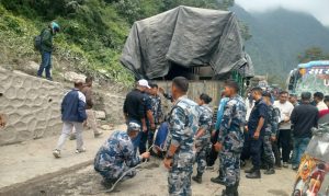 11 people injured when a bus, truck and micro collided in Kurintar